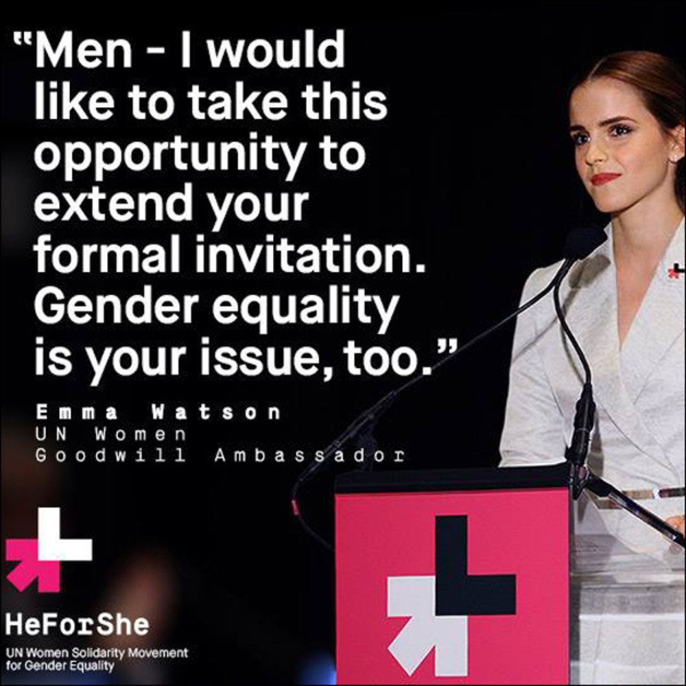 Emma Watson dan kampanye kesetaraan gendernya, HeForShe.